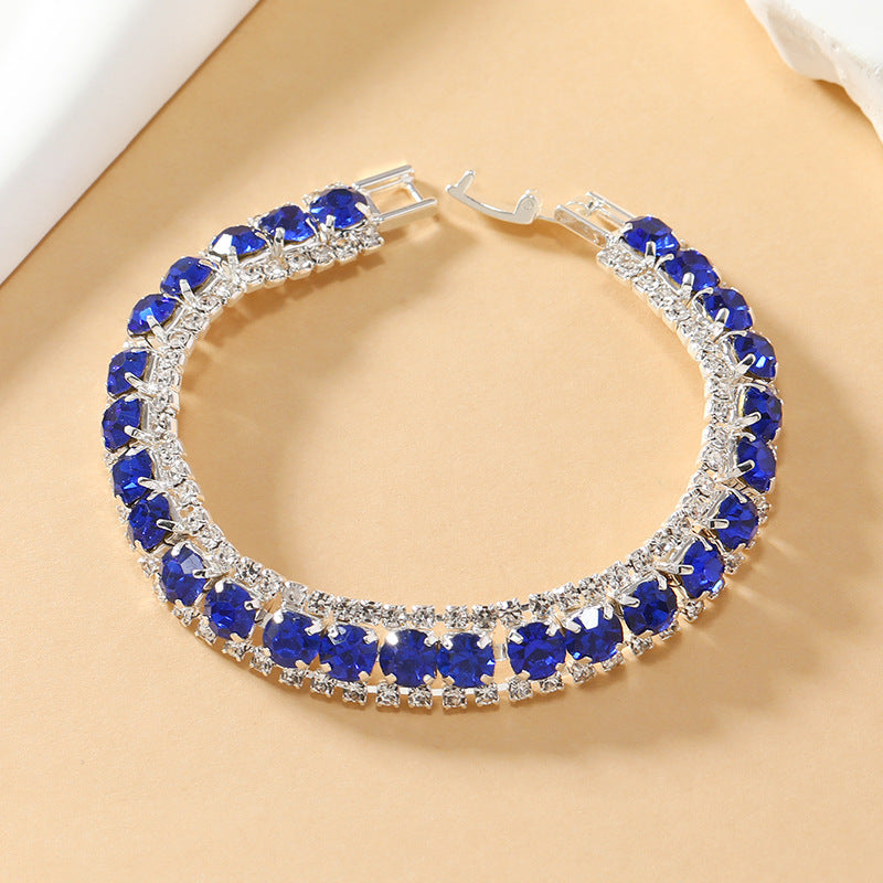 Wholesale Multicolor Crystal Bohemian Alloy Bracelet
